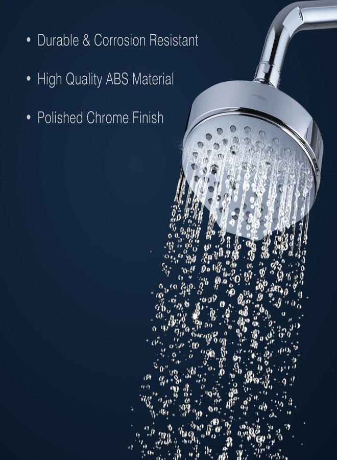 هيندوير مجموعة هندوير الإيطالية F160221CP دش علوي بستة تدفقات للحمام | مصنوع من مادة ABS | أوضاع المطر، والرذاذ، والتدليك، والوضع المختلط | موفر للمياه | يعمل بضغط من 0.5 إلى 3.0 بار | الذراع غير متضمن - Image 4